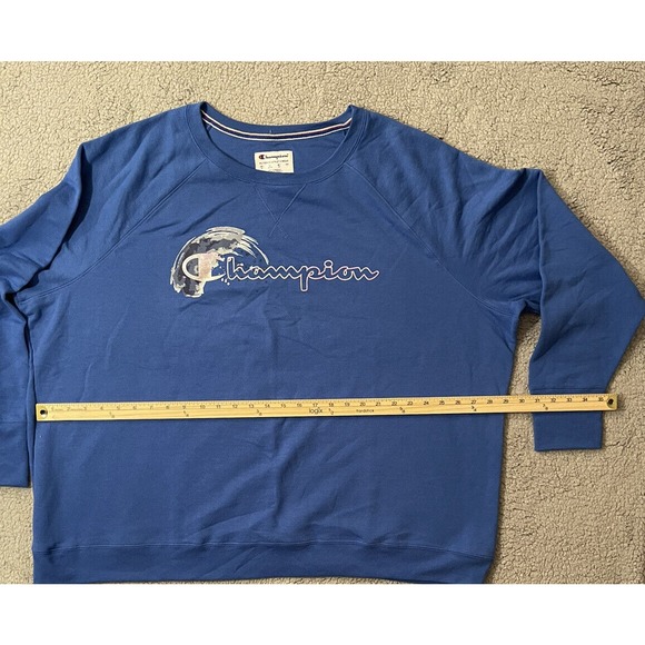 MSRP $50 Champion Plus Size Signature Graphic Sweatshirt Gray Size 4X - Picture 5 of 6